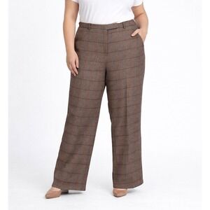 Vintage Stanley Blacker Trouser Pants Women 24 Houndstooth Hi Rise Wool Straight